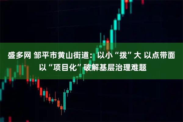盛多网 邹平市黄山街道：以小“拨”大 以点带面 以“项目化”破解基层治理难题